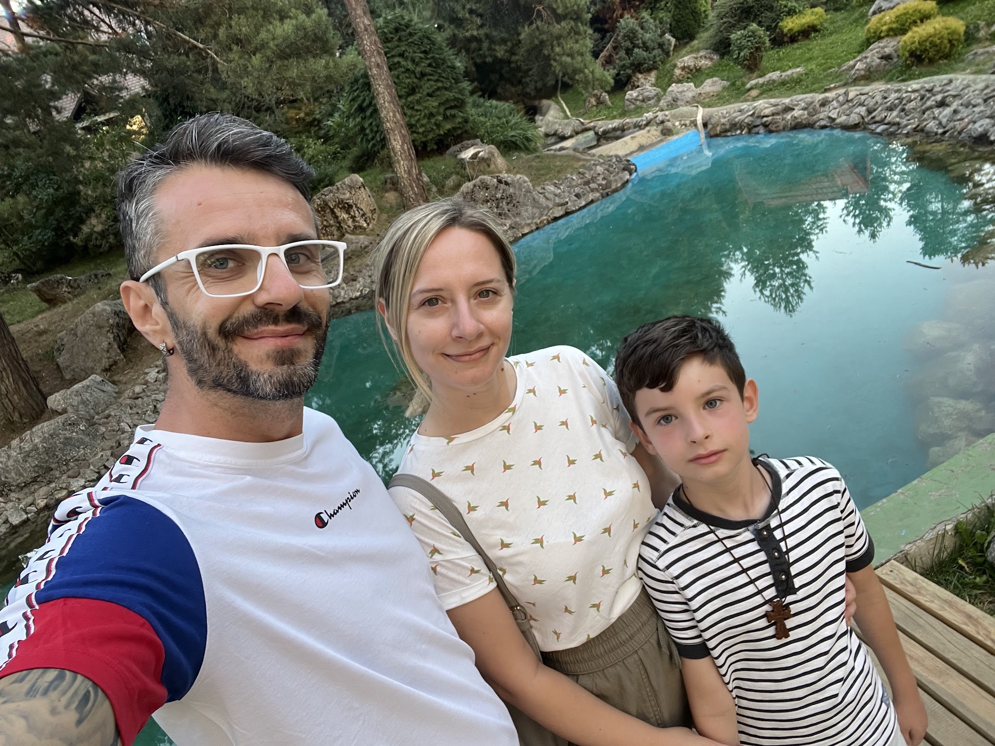 Zlatko with Olgica and their child